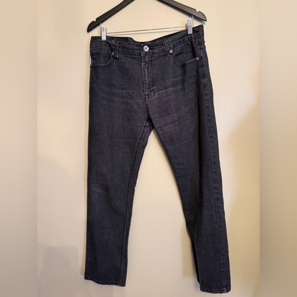Southpole "Flex The Movement" Faux Selvedge Denim Jeans Grey/Black 34x32
